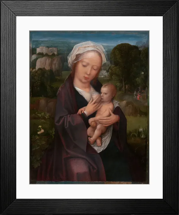 Framed Print : Virgin and Child, 1515 / 25. Creator: Workshop of Adriaen Isenbrant Framed Print : Virgin and Child, 1515 / 25. Creator: Workshop of Adriaen Isenbrant