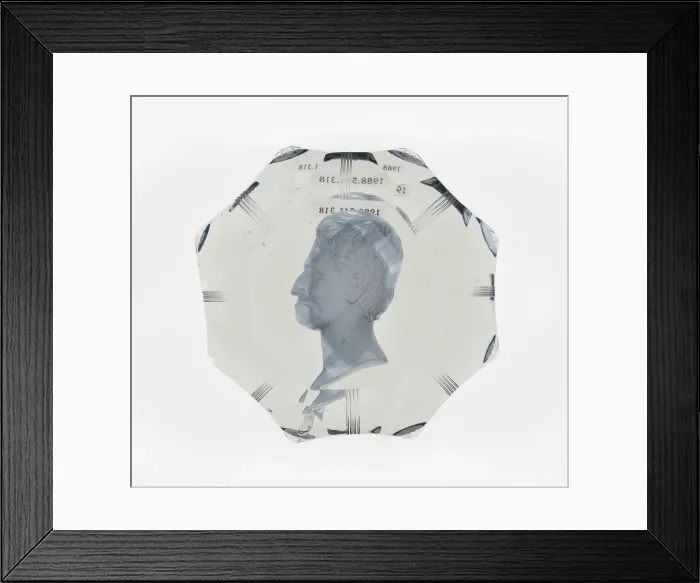 Framed Print : Paperweight, Baccarat, Mid 19th century. Creator: Baccarat Glasshouse Framed Print : Paperweight, Baccarat, Mid 19th century. Creator: Baccarat Glasshouse