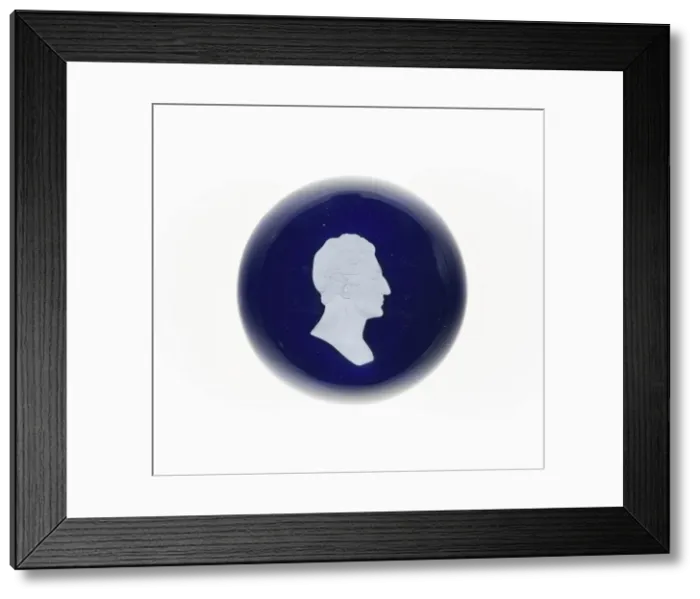 Framed Print : Paperweight, Luneville, c. 1846-55. Creator: Baccarat Glasshouse Framed Print : Paperweight, Luneville, c. 1846-55. Creator: Baccarat Glasshouse