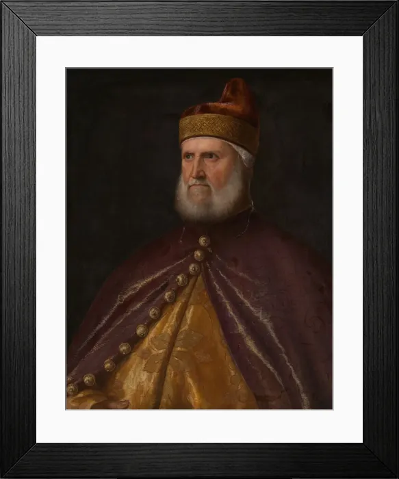 Framed Print : Doge Andrea Gritti, 1530 / 1540. Creator: Workshop of Titian Framed Print : Doge Andrea Gritti, 1530 / 1540. Creator: Workshop of Titian