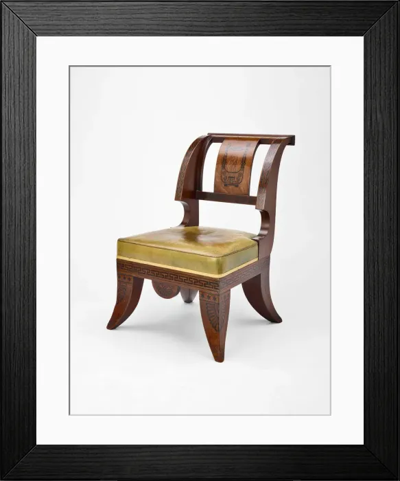 Framed Print : Chair, England, 1802 / 10. Creator: Thomas Hope Framed Print : Chair, England, 1802 / 10. Creator: Thomas Hope