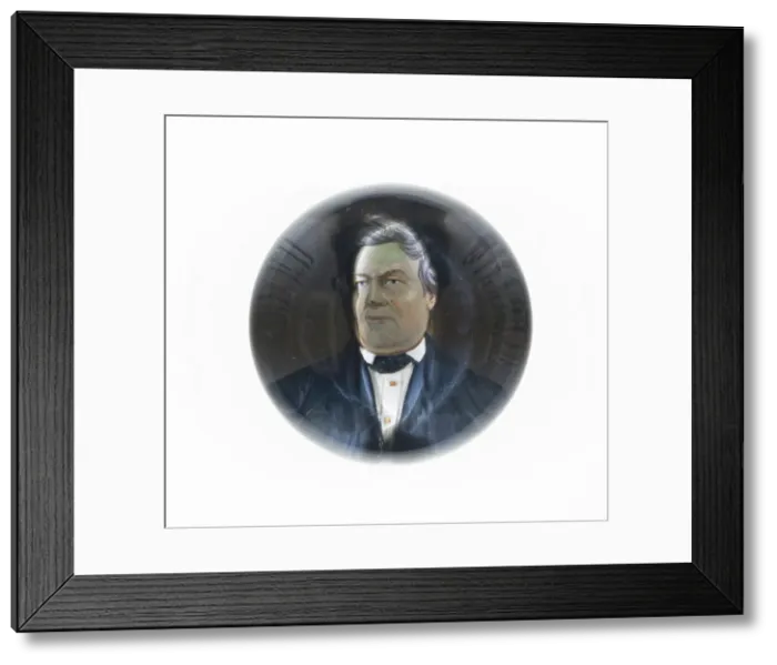Framed Print : Paperweight, United States, c. 1850-53. Creator: Unknown Framed Print : Paperweight, United States, c. 1850-53. Creator: Unknown