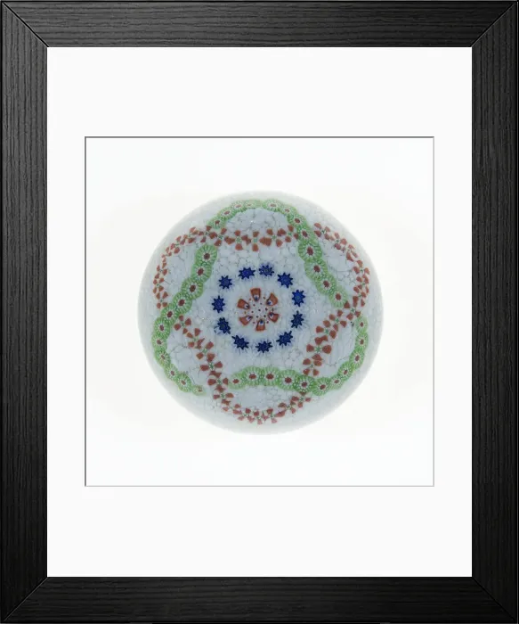 Framed Print : Paperweight, Baccarat, c. 1845-60. Creator: Baccarat Glasshouse Framed Print : Paperweight, Baccarat, c. 1845-60. Creator: Baccarat Glasshouse