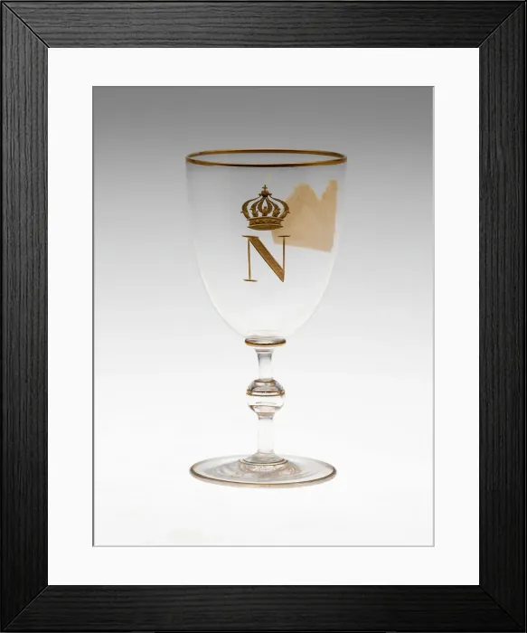Framed Print : Wine Glass, France, Mid 19th century. Creator: Baccarat Glasshouse Framed Print : Wine Glass, France, Mid 19th century. Creator: Baccarat Glasshouse
