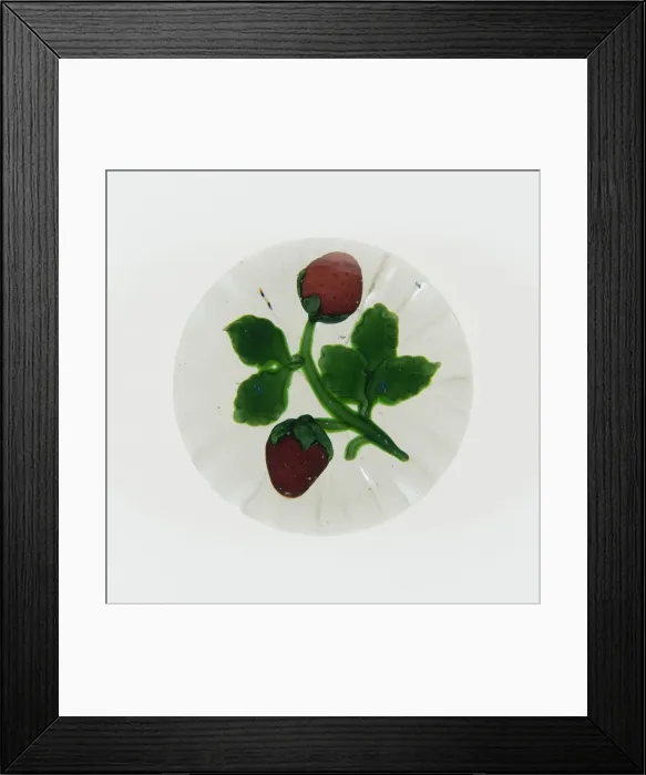 Framed Print : Paperweight, Baccarat, c. 1845-60. Creator: Baccarat Glasshouse Framed Print : Paperweight, Baccarat, c. 1845-60. Creator: Baccarat Glasshouse