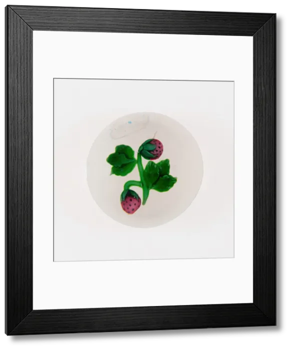 Framed Print : Paperweight, France, 19th century. Creator: Baccarat Glasshouse Framed Print : Paperweight, France, 19th century. Creator: Baccarat Glasshouse