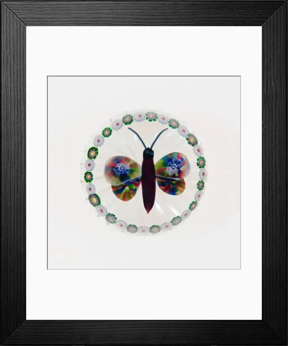 Framed Print : Paperweight, Baccarat, c. 1845-60. Creator: Baccarat Glasshouse Framed Print : Paperweight, Baccarat, c. 1845-60. Creator: Baccarat Glasshouse