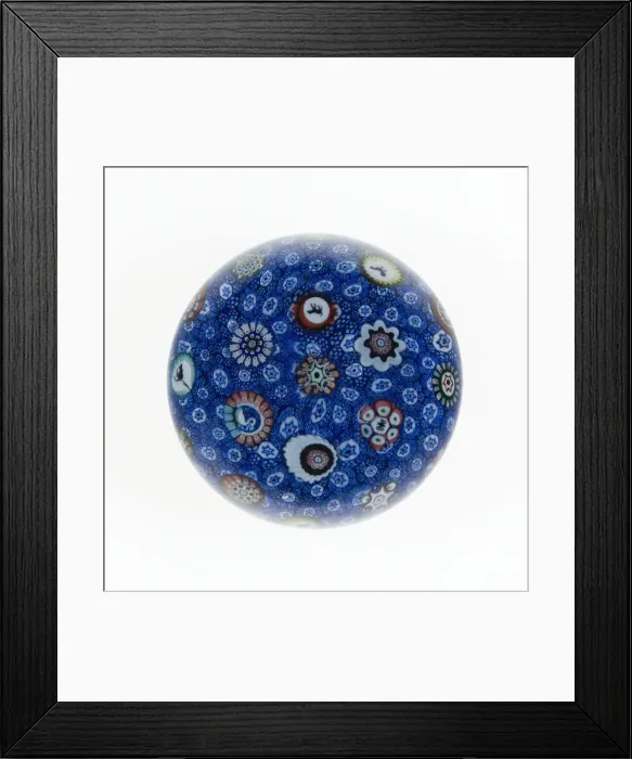 Framed Print : Paperweight, Baccarat, c. 1845-60. Creator: Baccarat Glasshouse Framed Print : Paperweight, Baccarat, c. 1845-60. Creator: Baccarat Glasshouse