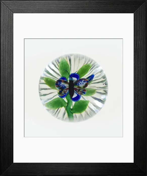 Framed Print : Paperweight, Baccarat, c. 1845-60. Creator: Baccarat Glasshouse Framed Print : Paperweight, Baccarat, c. 1845-60. Creator: Baccarat Glasshouse