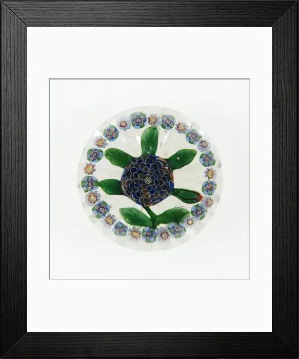 Framed Print : Paperweight, Baccarat, c. 1845-60. Creator: Baccarat Glasshouse Framed Print : Paperweight, Baccarat, c. 1845-60. Creator: Baccarat Glasshouse