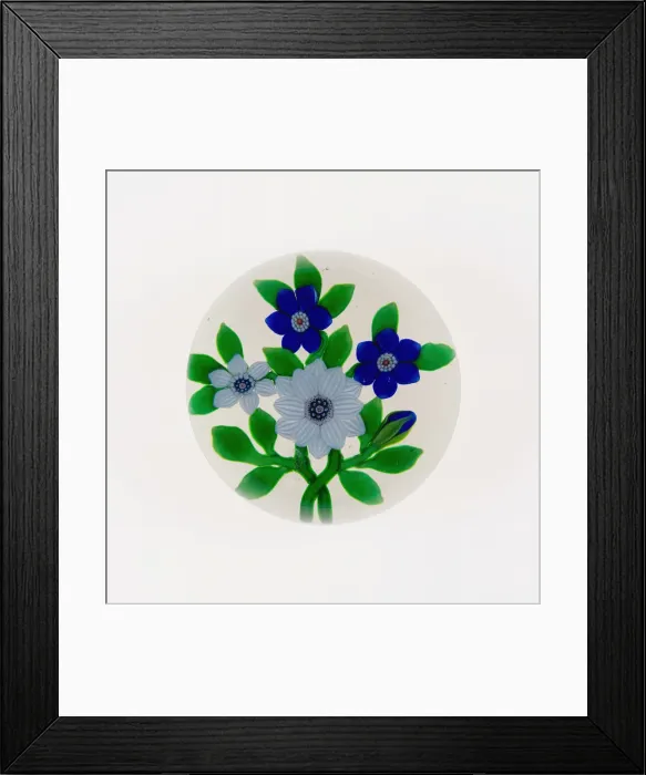 Framed Print : Paperweight, Baccarat, c. 1845-60. Creator: Baccarat Glasshouse Framed Print : Paperweight, Baccarat, c. 1845-60. Creator: Baccarat Glasshouse