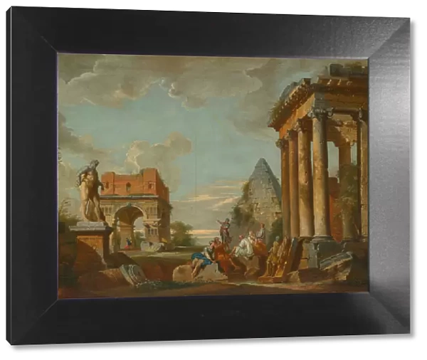 Classical Landscape, c. 1750. Creator: Unknown