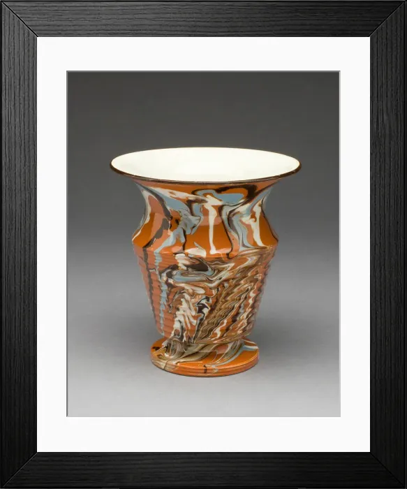 Framed Print : Vase, Staffordshire, c. 1810. Creator: Staffordshire Potteries Framed Print : Vase, Staffordshire, c. 1810. Creator: Staffordshire Potteries