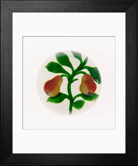 Framed Print : Paperweight, Saint-Louis, 19th century. Creator: Saint-Louis Glassworks Framed Print : Paperweight, Saint-Louis, 19th century. Creator: Saint-Louis Glassworks