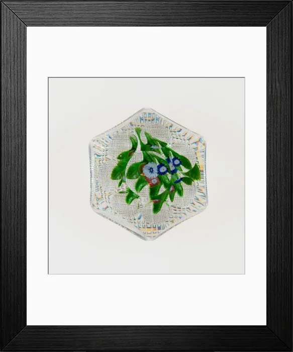 Framed Print : Paperweight, Saint-Louis, c. 1848-55. Creator: Saint-Louis Glassworks Framed Print : Paperweight, Saint-Louis, c. 1848-55. Creator: Saint-Louis Glassworks