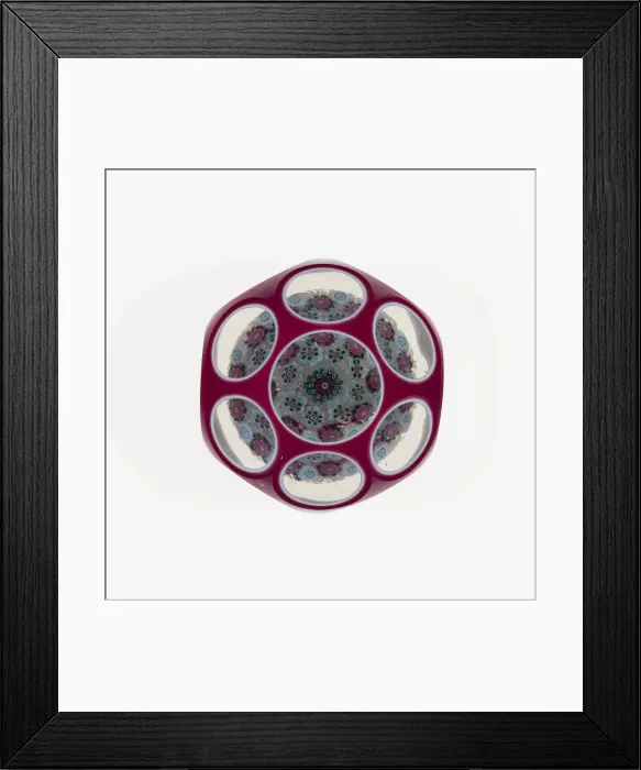 Framed Print : Paperweight, France, c. 1848-55. Creator: Saint-Louis Glassworks Framed Print : Paperweight, France, c. 1848-55. Creator: Saint-Louis Glassworks