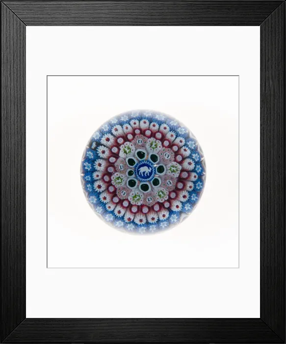 Framed Print : Paperweight, Saint-Louis, 1848. Creator: Saint-Louis Glassworks Framed Print : Paperweight, Saint-Louis, 1848. Creator: Saint-Louis Glassworks