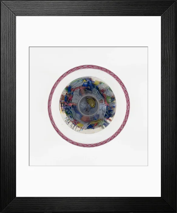 Framed Print : Paperweight, France, c. 1845-60. Creator: Saint-Louis Glassworks Framed Print : Paperweight, France, c. 1845-60. Creator: Saint-Louis Glassworks
