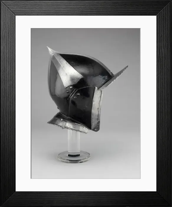 Framed Print : Burgonet, Southern Germany, c. 1560. Creator: Unknown Framed Print : Burgonet, Southern Germany, c. 1560. Creator: Unknown
