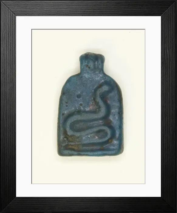 Framed Print : Amulet of a Serpent on a Stela, Egypt, Third Intermediate Period (about 1070-664 BCE) Framed Print : Amulet of a Serpent on a Stela, Egypt, Third Intermediate Period (about 1070-664 BCE)
