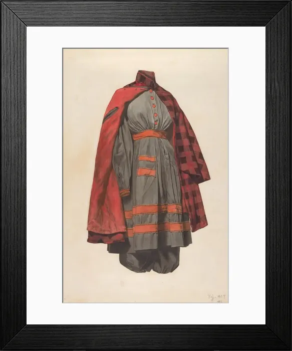 Framed Print : Womans Gym Suit, 1935 / 1942. Creator: Daniel Marshack Framed Print : Womans Gym Suit, 1935 / 1942. Creator: Daniel Marshack