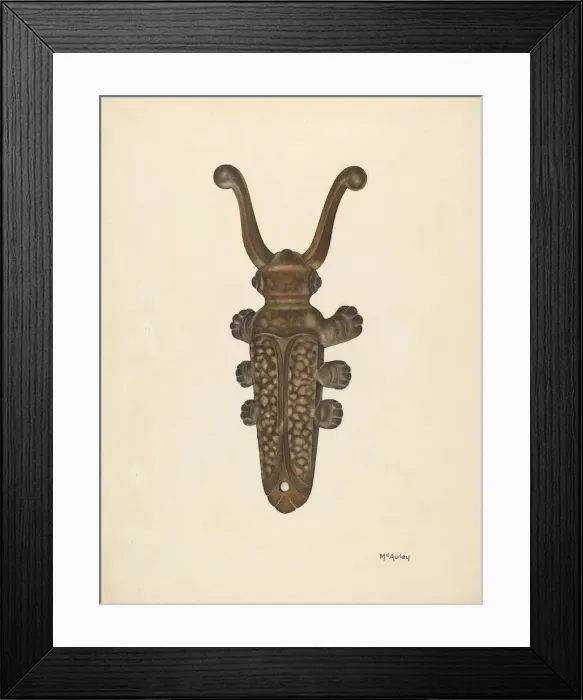 Framed Print : Bootjack, c. 1940. Creator: William McAuley Framed Print : Bootjack, c. 1940. Creator: William McAuley