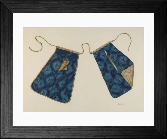 Framed Print : Pannier Pockets, c. 1937. Creator: Frank McEntee Framed Print : Pannier Pockets, c. 1937. Creator: Frank McEntee