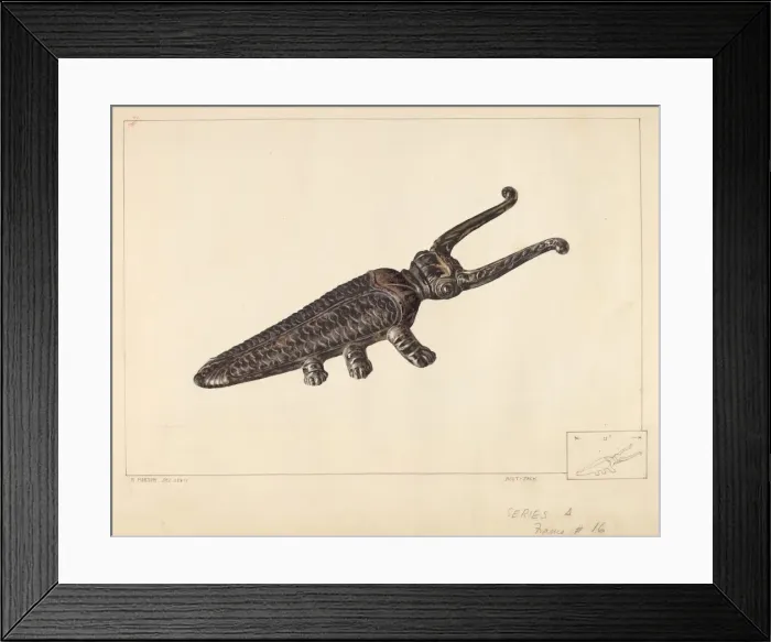 Framed Print : Bootjack, c. 1938. Creator: Ralph Morton Framed Print : Bootjack, c. 1938. Creator: Ralph Morton