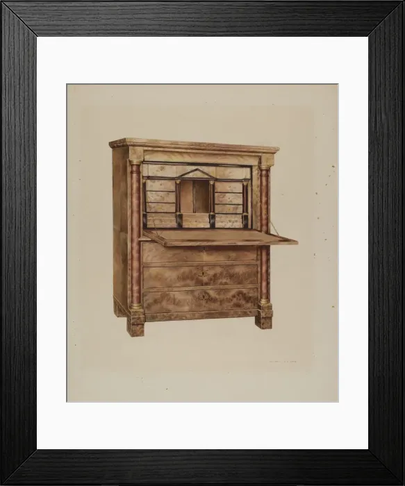 Framed Print : Secretary, c. 1939. Creator: Ralph Morton Framed Print : Secretary, c. 1939. Creator: Ralph Morton