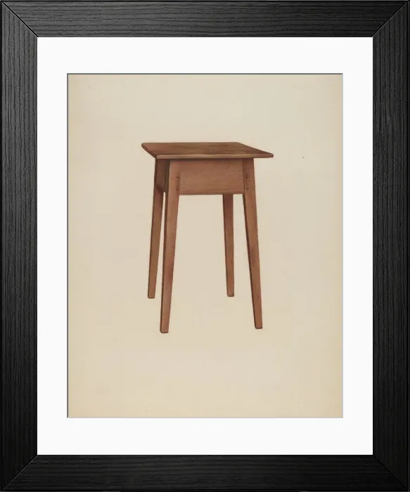 Framed Print : Tabarette, (Taboret) c. 1942. Creator: Ralph Morton Framed Print : Tabarette, (Taboret) c. 1942. Creator: Ralph Morton