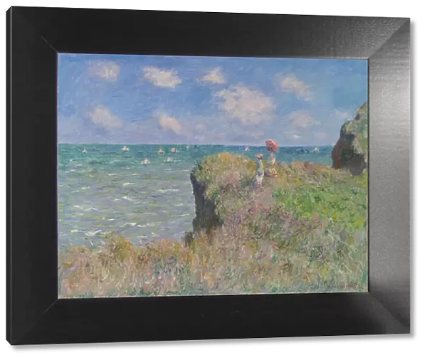 Cliff Walk at Pourville, 1882. Creator: Claude Monet