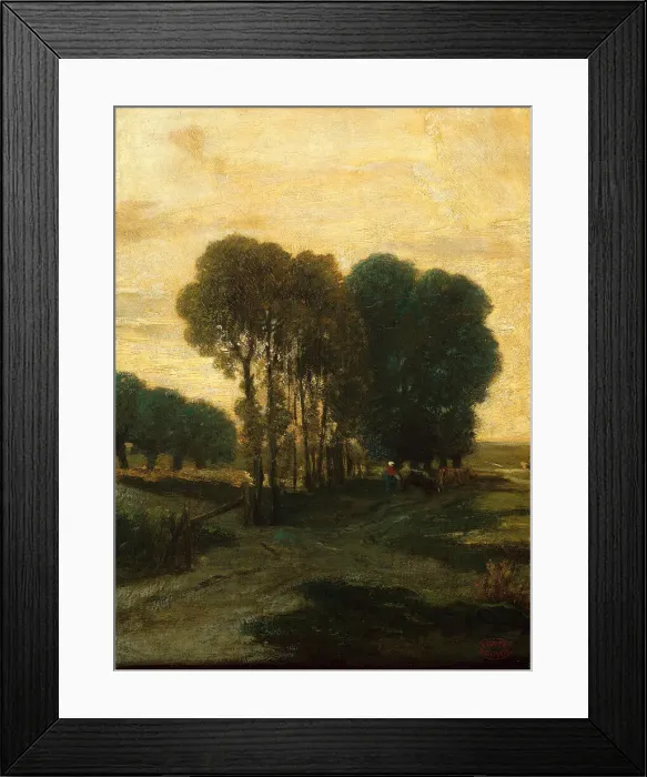 Framed Print : A Clump of Trees, c. 1860. Creator: Constant Troyon Framed Print : A Clump of Trees, c. 1860. Creator: Constant Troyon