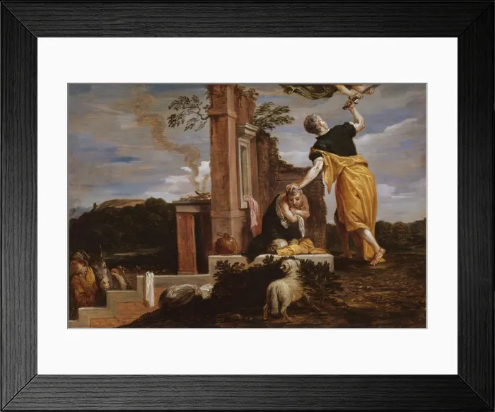 Framed Print : Abrahams Sacrifice of Isaac, 1654 / 56. Creator: David Teniers II Framed Print : Abrahams Sacrifice of Isaac, 1654 / 56. Creator: David Teniers II