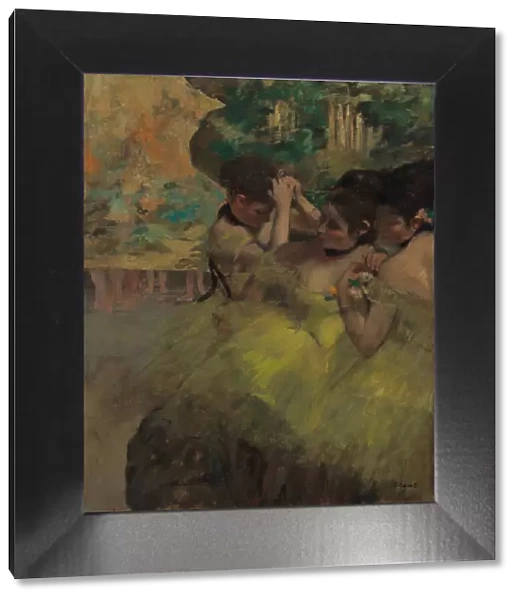 Yellow Dancers (In the Wings), 1874  /  76. Creator: Edgar Degas