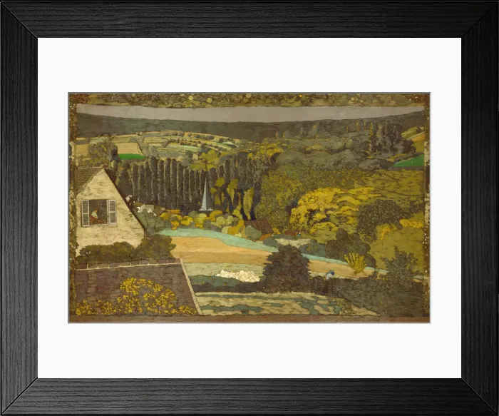 Framed Print : Landscape: Window Overlooking the Woods, 1899. Creator: Edouard Vuillard Framed Print : Landscape: Window Overlooking the Woods, 1899. Creator: Edouard Vuillard