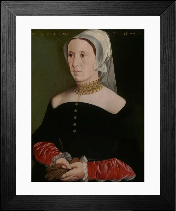 Framed Print : Portrait of a Woman, 1544. Creator: Unknown Framed Print : Portrait of a Woman, 1544. Creator: Unknown