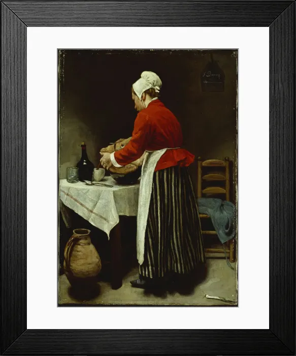 Framed Print : The Maid, c. 1875. Creator: Francois Bonvin Framed Print : The Maid, c. 1875. Creator: Francois Bonvin