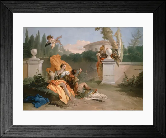 Framed Print : Rinaldo and Armida in Her Garden, 1742 / 45. Creator: Giovanni Battista Tiepolo Framed Print : Rinaldo and Armida in Her Garden, 1742 / 45. Creator: Giovanni Battista Tiepolo