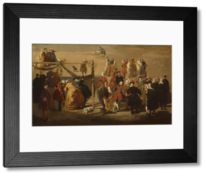 Framed Print : Festival in Piazza Navona, 1729. Creator: Giovanni Paolo Panini Framed Print : Festival in Piazza Navona, 1729. Creator: Giovanni Paolo Panini