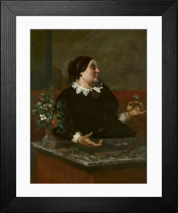 Framed Print : Mere Gregoire, 1855 and 1857 / 59. Creator: Gustave Courbet Framed Print : Mere Gregoire, 1855 and 1857 / 59. Creator: Gustave Courbet