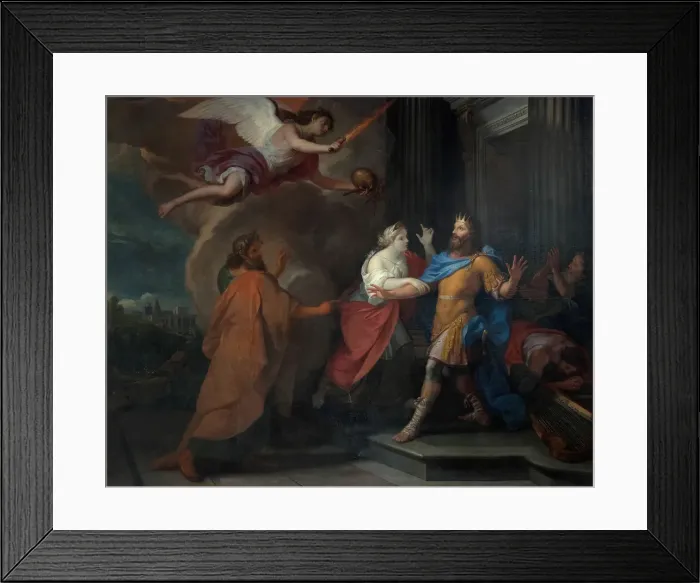 Framed Print : The Plague in the Reign of David, 1675  /  1700. Creator: Guy-Louis Vernansal