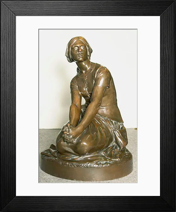 Framed Print : Joan of Arc, 1875 / 1900. Creator: Henri Chapu Framed Print : Joan of Arc, 1875 / 1900. Creator: Henri Chapu