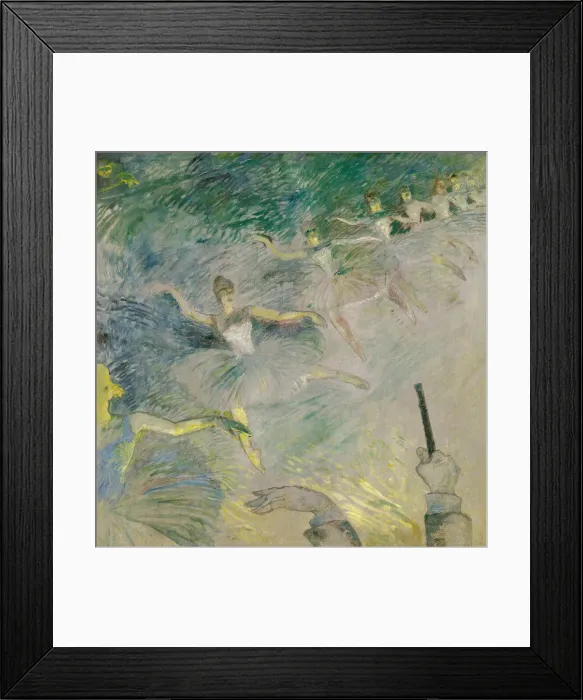 Framed Print : Ballet Dancers, 1885 / 86. Creator: Henri de Toulouse-Lautrec Framed Print : Ballet Dancers, 1885 / 86. Creator: Henri de Toulouse-Lautrec