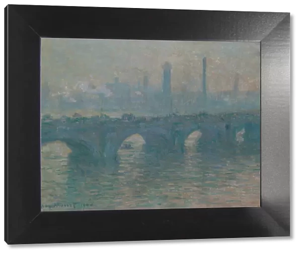 Waterloo Bridge, Gray Weather, 1900. Creator: Claude Monet
