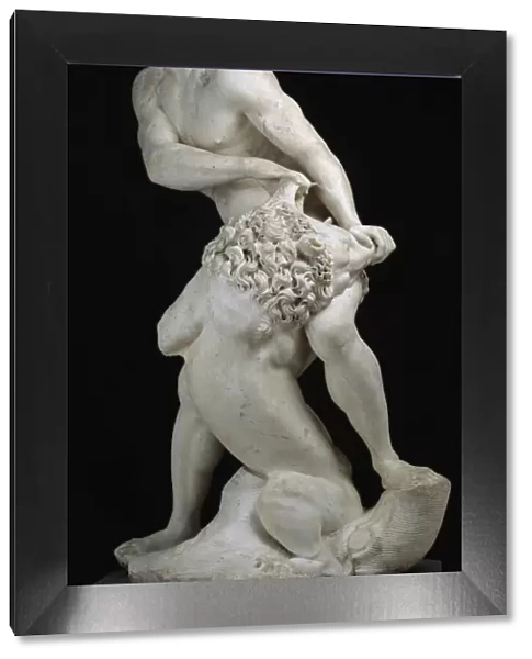 Samson and the Lion, 1604  /  07. Creator: Cristoforo Stati