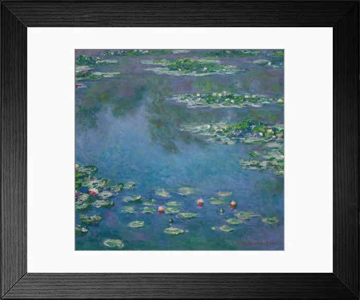 Framed Print : Water Lilies, 1906. Creator: Claude Monet Framed Print : Water Lilies, 1906. Creator: Claude Monet