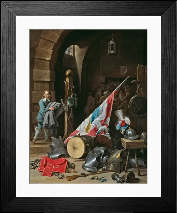 Framed Print : The Guardhouse, 1640 / 50. Creator: David Teniers II Framed Print : The Guardhouse, 1640 / 50. Creator: David Teniers II