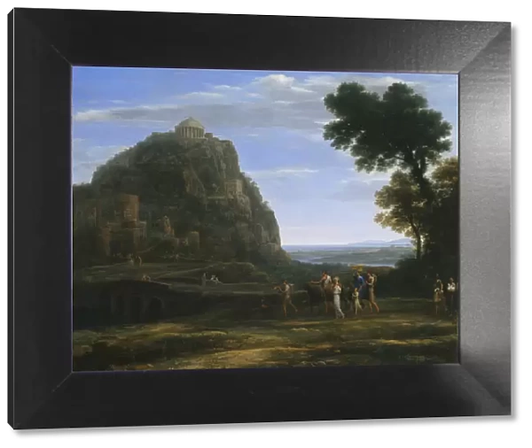 View of Delphi with a Procession, 1673. Creator: Claude Lorrain
