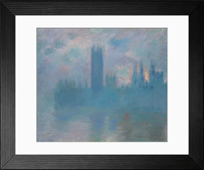 Framed Print : Houses of Parliament, London, 1900 / 01. Creator: Claude Monet Framed Print : Houses of Parliament, London, 1900 / 01. Creator: Claude Monet