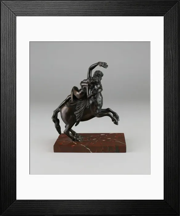 Framed Print : Centaur Abducting a Nymph, c. 1650. Creator: Francesco Fanelli Framed Print : Centaur Abducting a Nymph, c. 1650. Creator: Francesco Fanelli